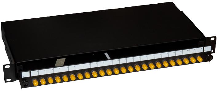 Connectix Cabling Systems 009-023-009-24 St Fibre Patch Panel, 24Port, 1U