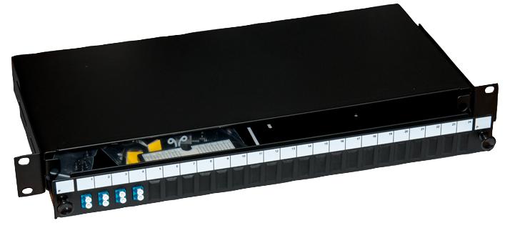 Connectix Cabling Systems 009-023-040-04S Lc Fibre Patch Panel, 8Port, 1U