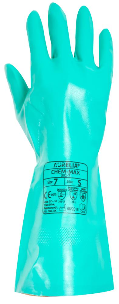 Aurelia 3019 Nitrile Chemical Long Gauntlet - L / 9