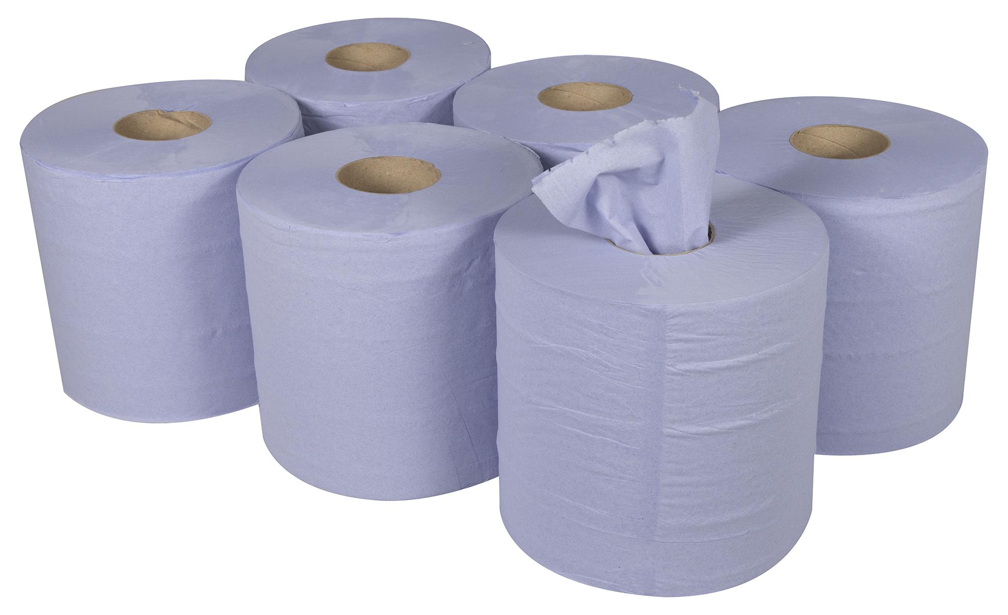 Essentials C2B156F 2Ply Blue C-Feed 150M X 168Mm (Pk6)