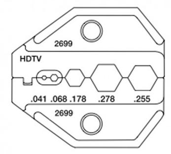 Paladin Tools Pa2699 Crimp Tool Die, Bnc/tnc Connector