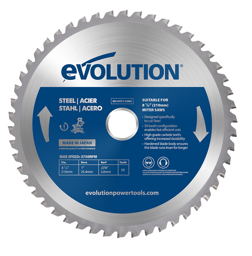 Evolution M210Tct-50Ms Mild Steel Blade 210Mm (50T)