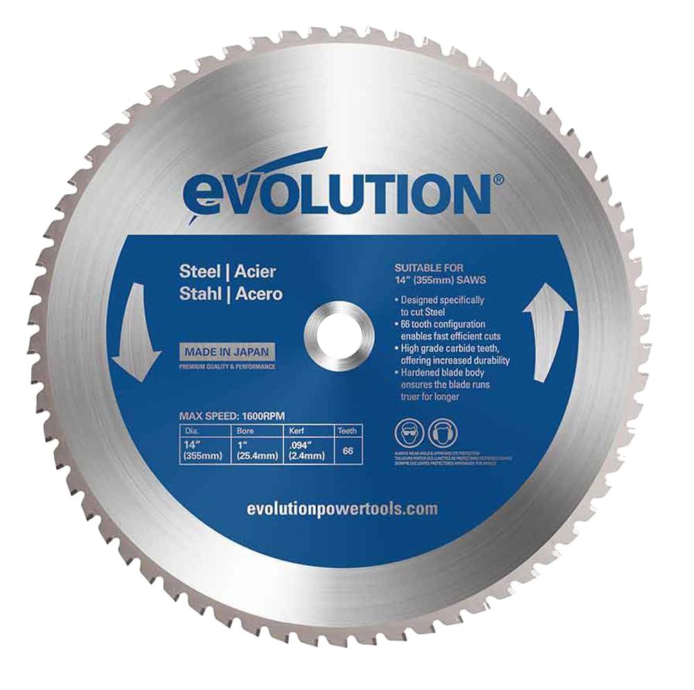 Evolution M355Tct-66Cs Mild Steel Blade 355Mm (66T)