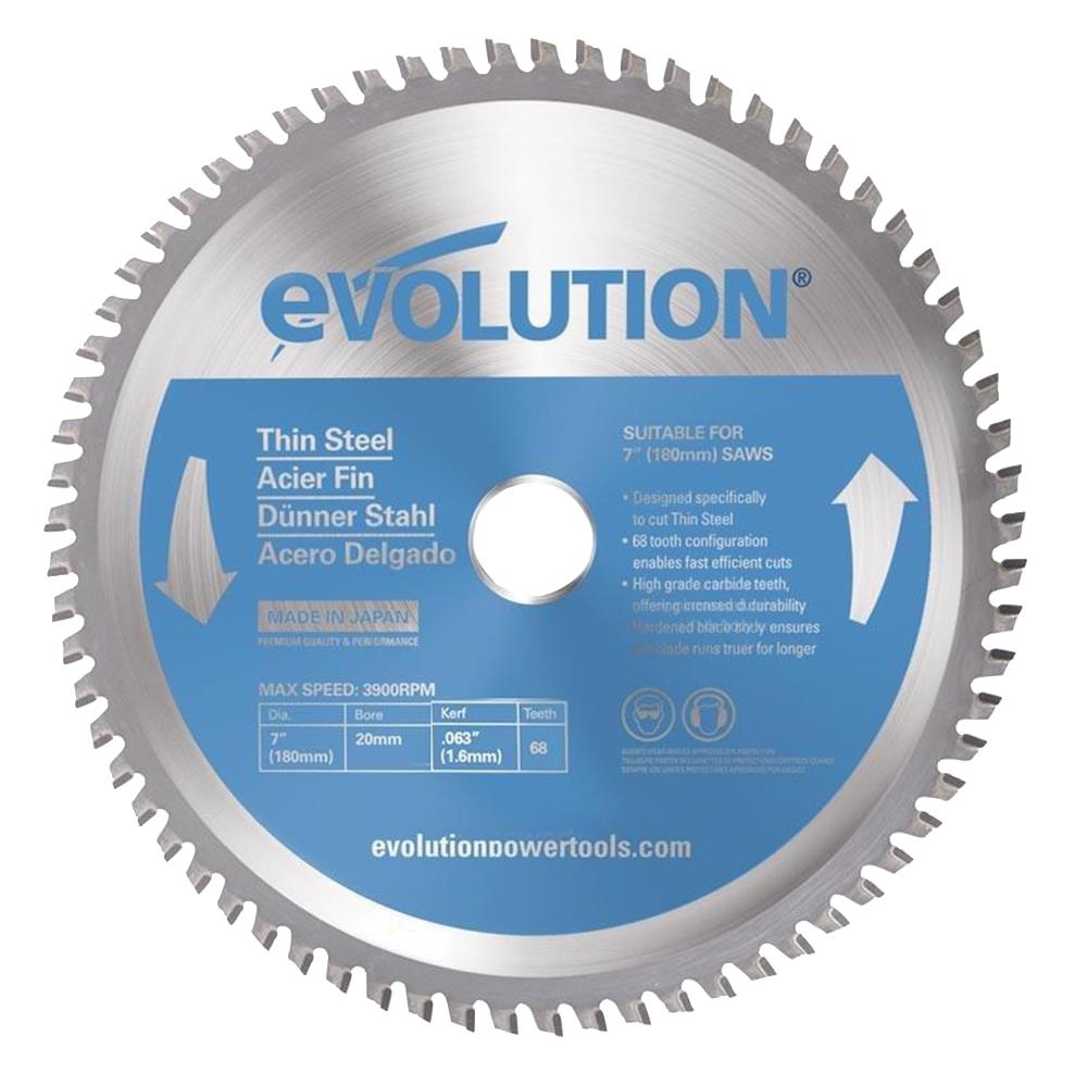 Evolution T180Tct-68Cs Thin Steel Blade 180Mm (68T)