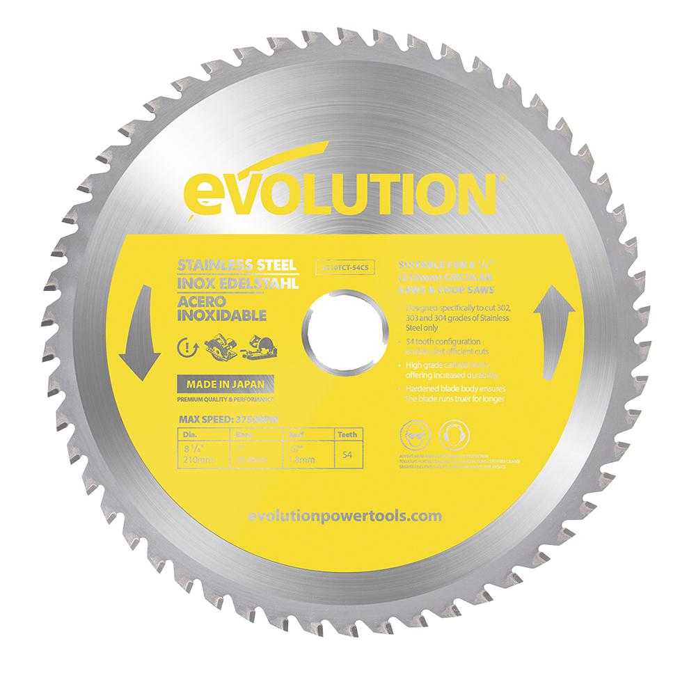 Evolution S210Tct-54Cs Stainless Steel Blade 210Mm (54T)