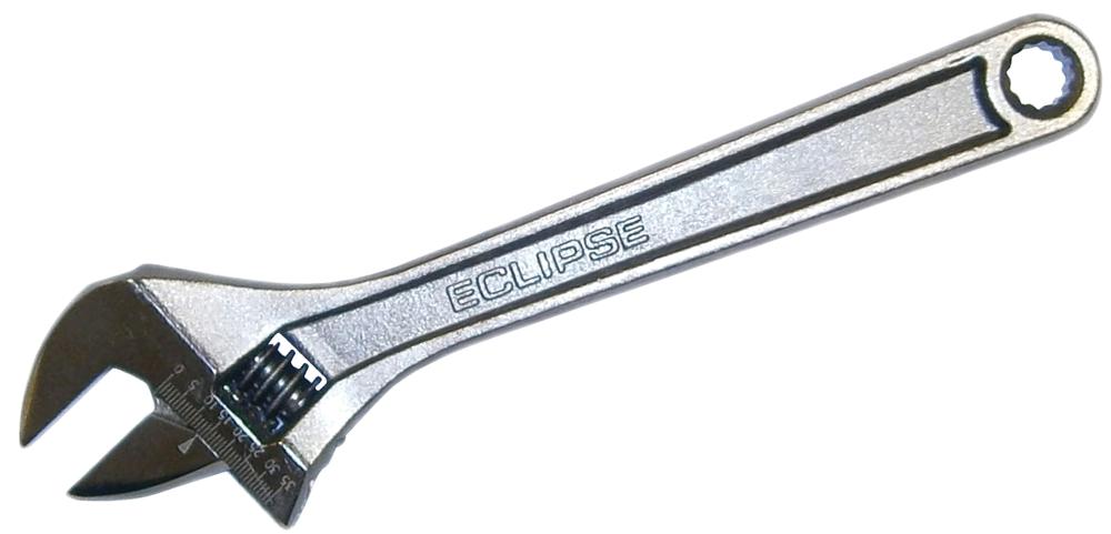 Eclipse Adjw12S 12 Adjustable Wrench, Cr-V Handle