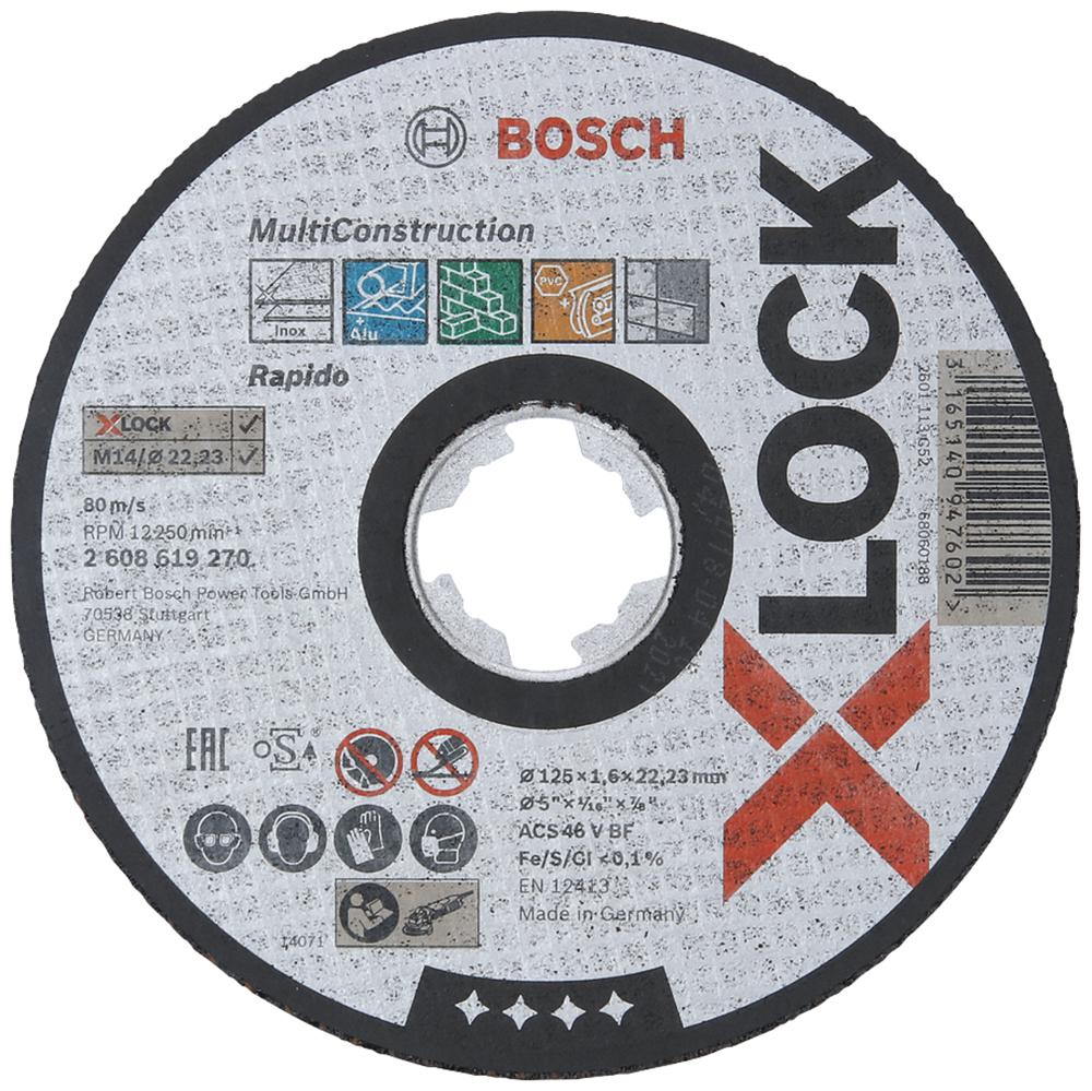 Bosch - Professional (Blue) 2608619270 Grinding Disc, 80Mps, 22.23Mm Bore