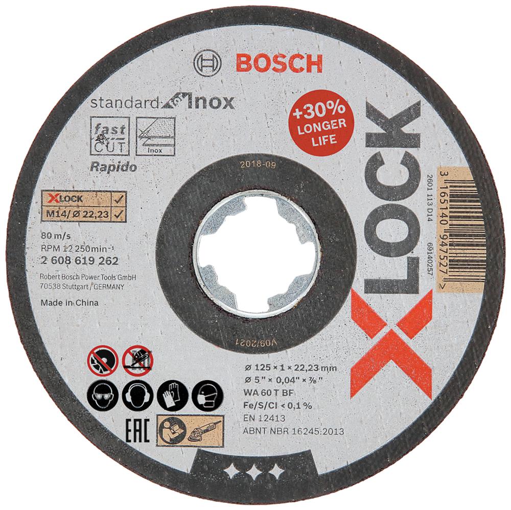 Bosch - Professional (Blue) 2608619262 Grinding Disc, 80Mps, 22.23Mm Bore