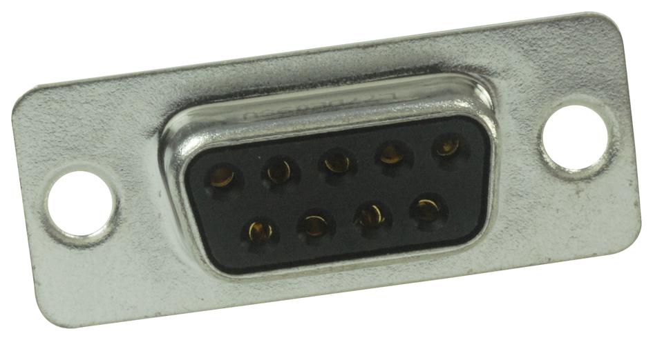 Amphenol Communications Solutions L77De09Su D Sub Connector, Standard, 9 Position, Receptacle