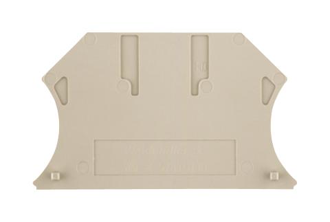 Weidmuller 1050050000 End Plate, Grey, Plastic, Terminal Block