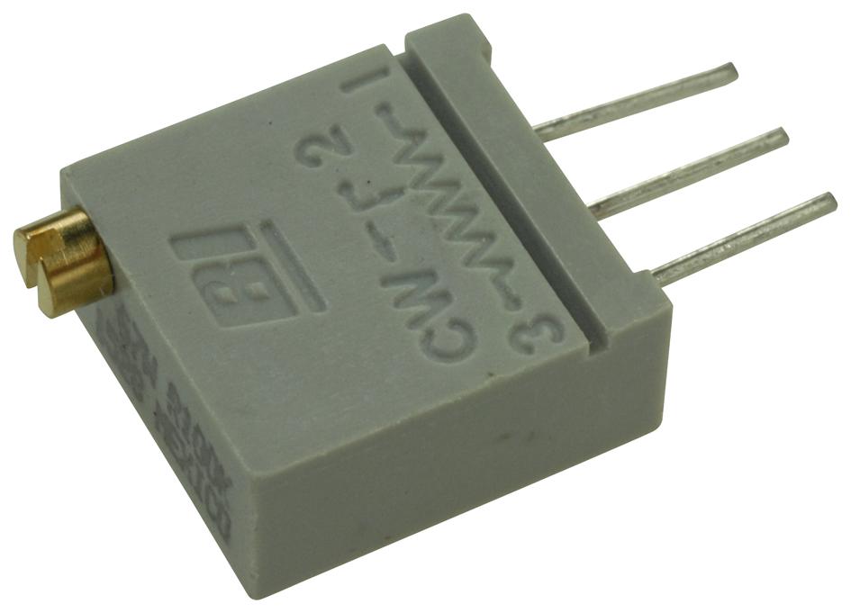 Tt Electronics / Bi Technologies 67Wr100Klf. Trimmer Potentiometer, 100Kohm 20Turn Through Hole