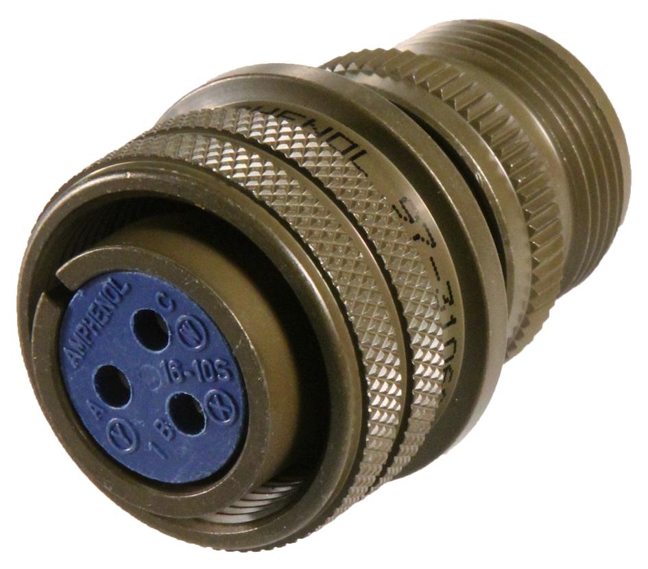 Amphenol Industrial 97-3106A-16-10S Circular Connector Plug, 16-10, Cable Mt