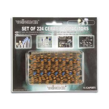 Velleman K/cap1 224Pc Ceramic Capacitor Set    14-Values