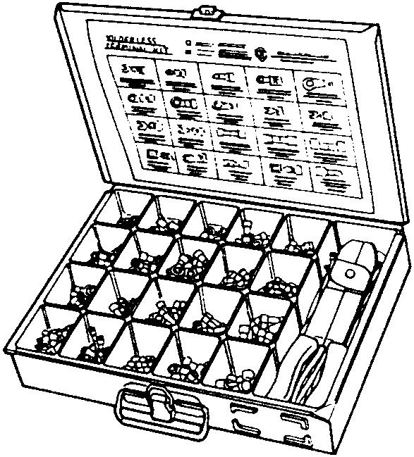 Hoffman Products A18K4 Solderless Terminal Kit