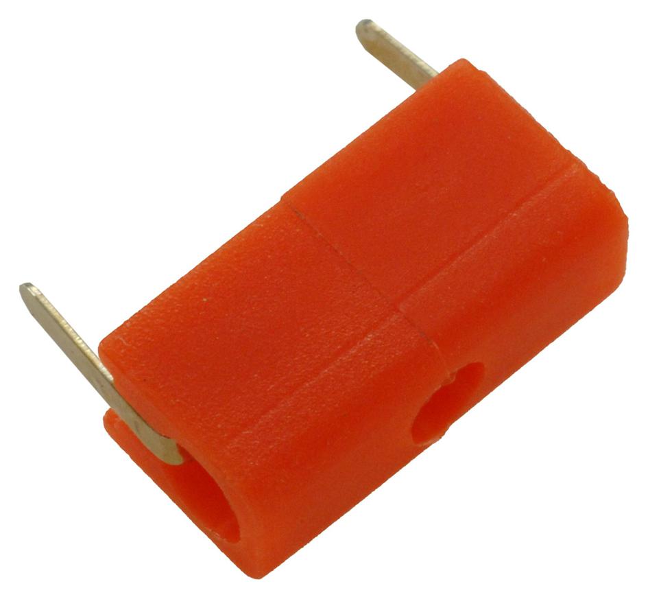 Johnson - Cinch Connectivity 105-0756-001 Test Jack, Horizontal, 5A, Orange