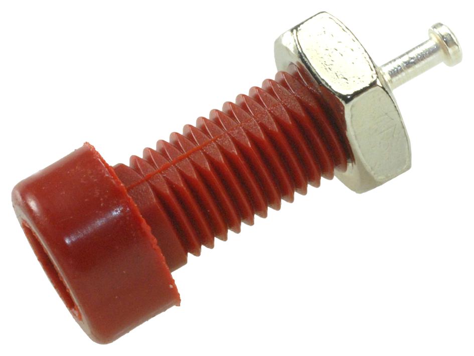 Johnson - Cinch Connectivity 105-0602-001 Tip Jack, 5700V, 10A, Red