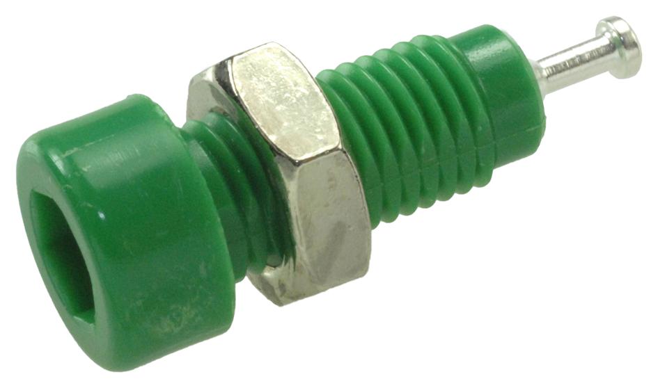 Johnson - Cinch Connectivity 105-0604-001 Tip Jack, 5700V, 10A, Green