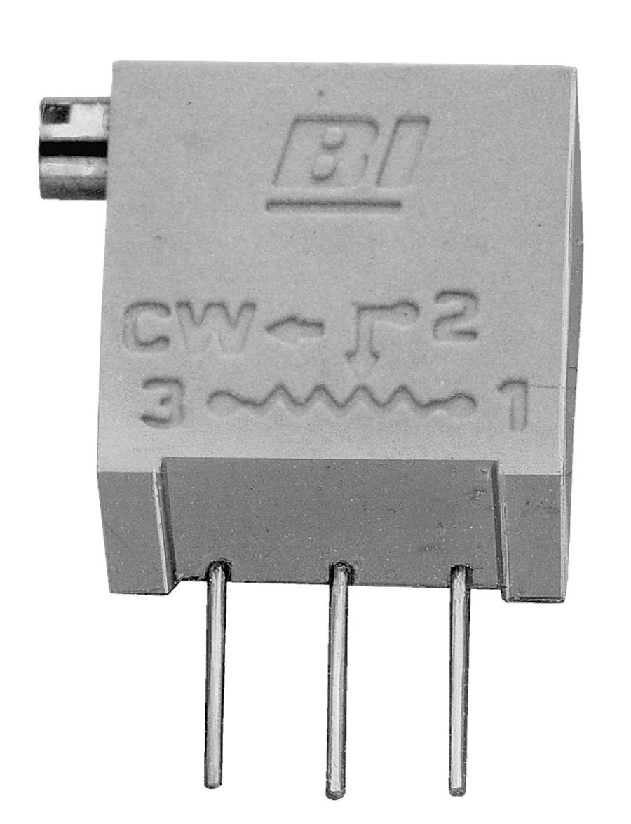 Tt Electronics / Bi Technologies 68Wr50Klf Trimmer Potentiometer, 50Kohm 20Turn Through Hole