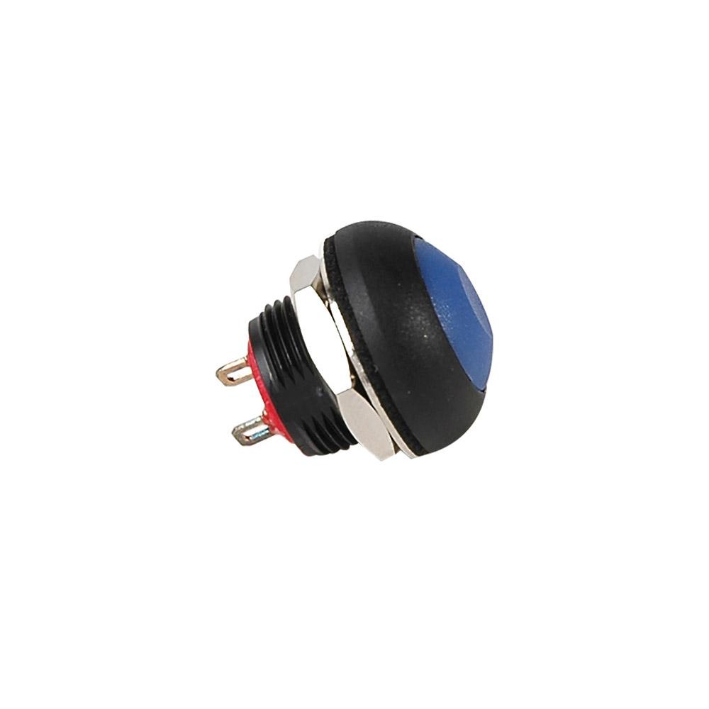 Philmore 30-12636 Pushbutton Switch, Miniature, Spst, Blu