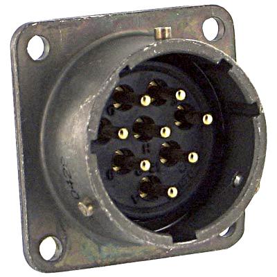 Amphenol Industrial Pt02A-16-8P Circular Connector, Receptacle, Size 16, 8 Position, Box