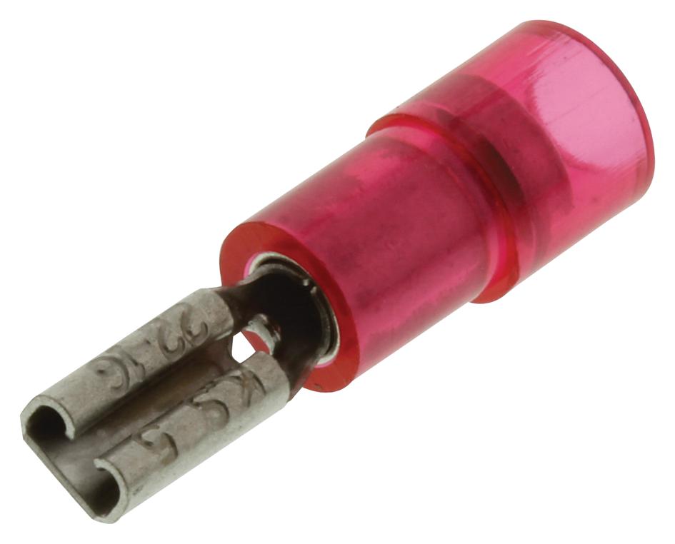 Hoffman Products Fnddf2216T-110A5 Terminal, Female Disconnect, 0.11In, Red