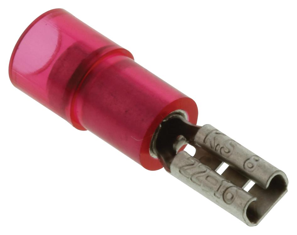 Hoffman Products Fnddf2216T-110A8 Terminal, Female Disconnect, 0.11In, Red