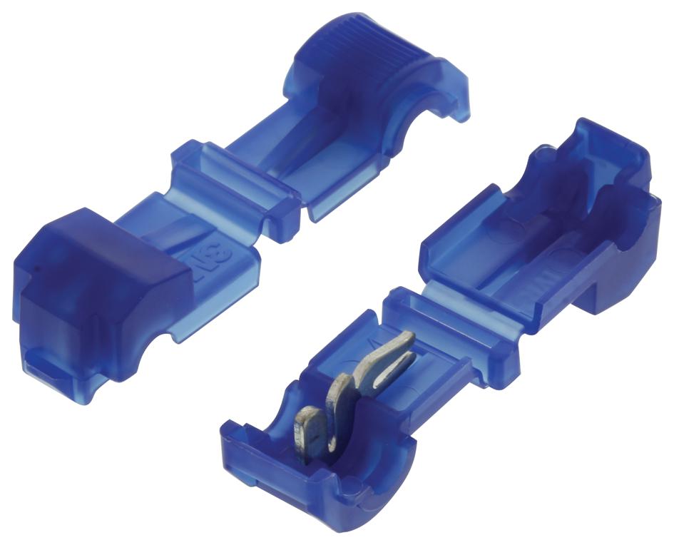 3M 952X-Bottle Terminal, Tap Splice, 0.25In, Qd, Blue