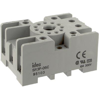 Idec Sr3P-05C Relay Socket, 11Pin, 10A, 300V