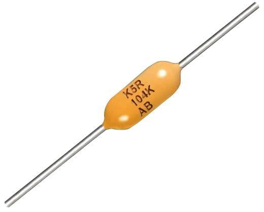 Kemet C440C105M5U5Ta Ceramic Capacitor, 1Uf, 50V, Z5U, 20%, Axial