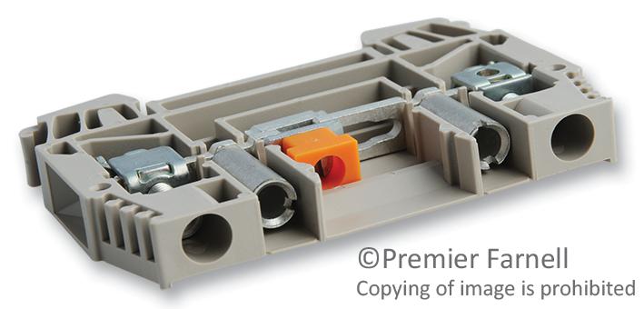 Weidmuller 1016900000 Terminal Block, Din Rail, 20-8Awg