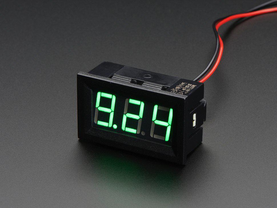 Adafruit 575 Accessory Type:panel Volt Meter