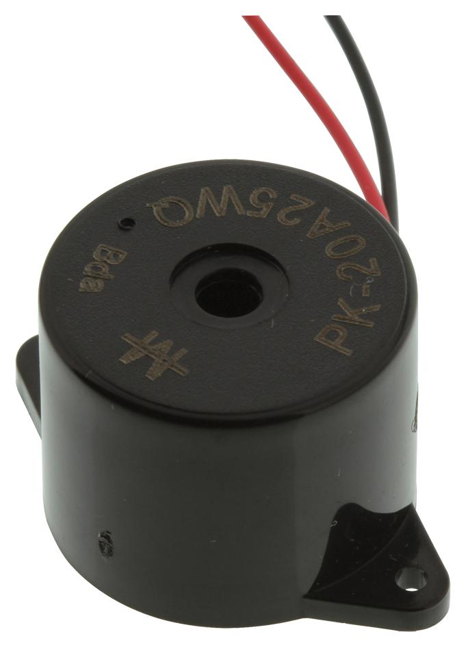 Mallory Pk-20A25Wq Transducer, Piezo, 2.5Khz, 90Db, 24Vdc