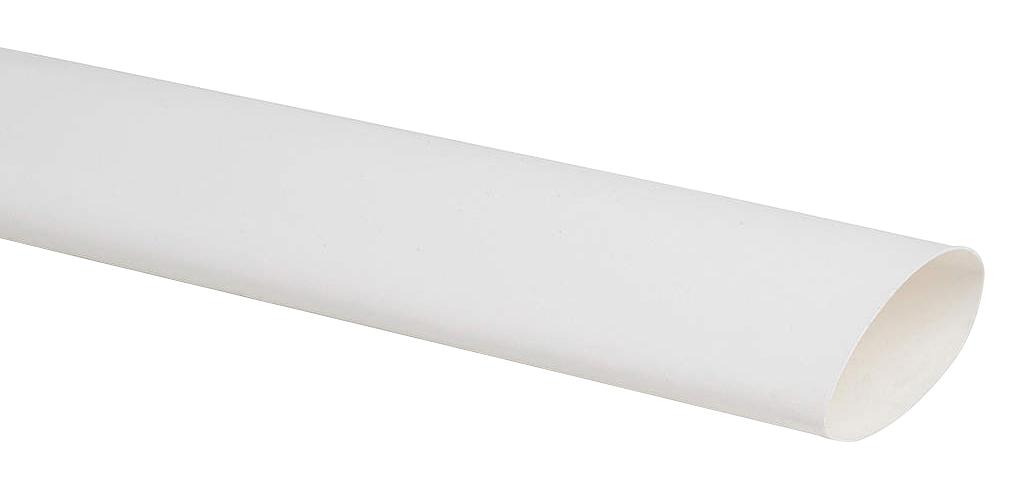 Multicomp Pro 1697 Heat Shrink Tubing, Pvc, White, 100Ft