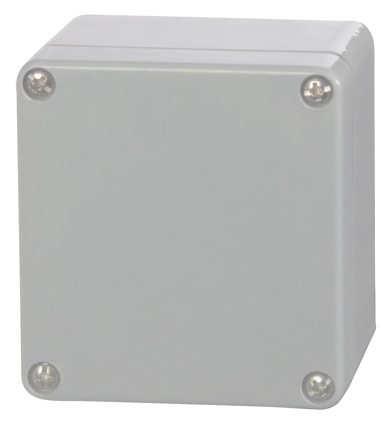 Fibox Pc 080806 Enclosure, Din Rail, Polycarbonate, Gray