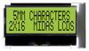 MIDAS DISPLAYS MCCOG21605D6W-SPTLYI