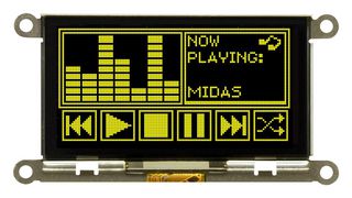 MIDAS DISPLAYS MCOT128064KV-YM
