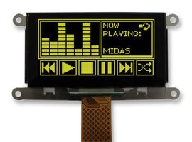 MIDAS DISPLAYS MCOT128064GV-YM