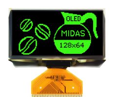 MIDAS DISPLAYS MCOT128064EY-GM