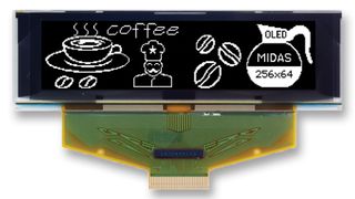 MIDAS DISPLAYS MCOT256064BA-WM