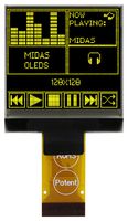 MIDAS DISPLAYS MCOT128128C1V-YM