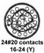 CINCH CONNECTIVITY SOLUTIONS BACC63CC16-24P9