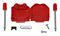 MULTICOMP PRO MC-DPPK9-RED-K